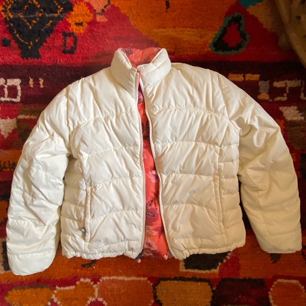 LL Bean Down Reversible Puffer Jacket